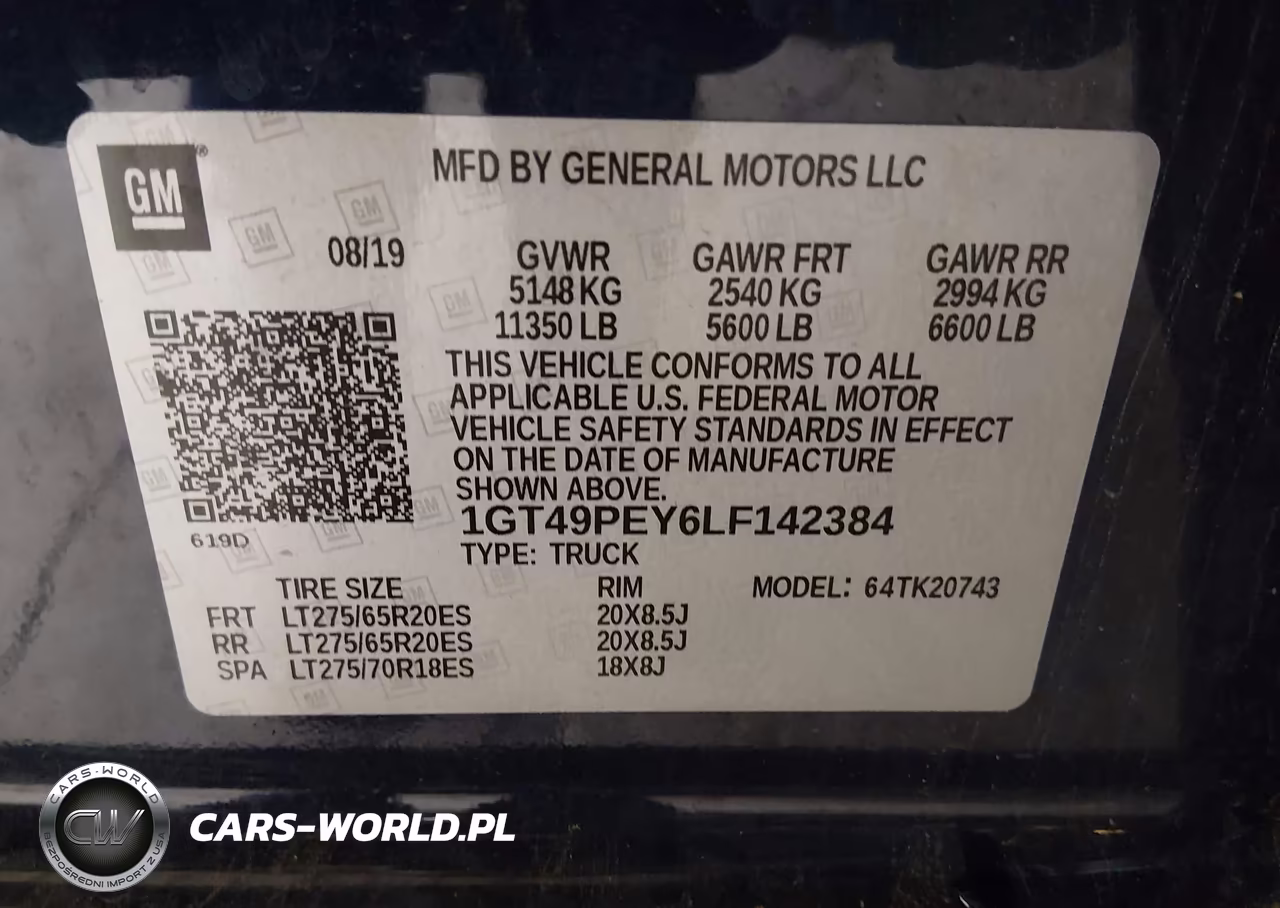 2020 GMC Sierra 2500Hd 4Wd Standard Bed At4 VIN:1GT49PEY6LF142384 - 9