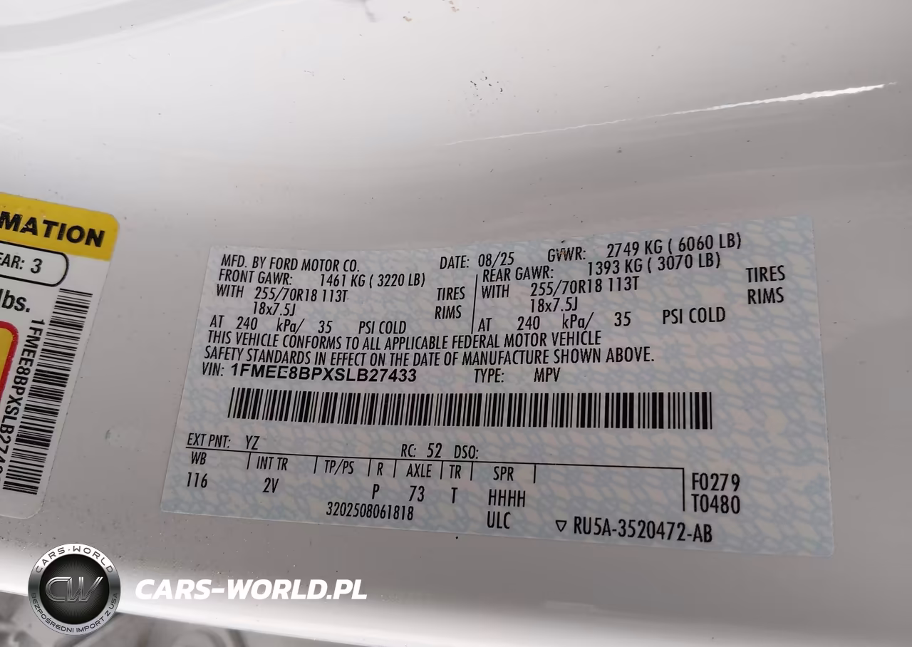 2025 Ford Bronco Outer Banks VIN:1FMEE8BPXSLB27433 - 9