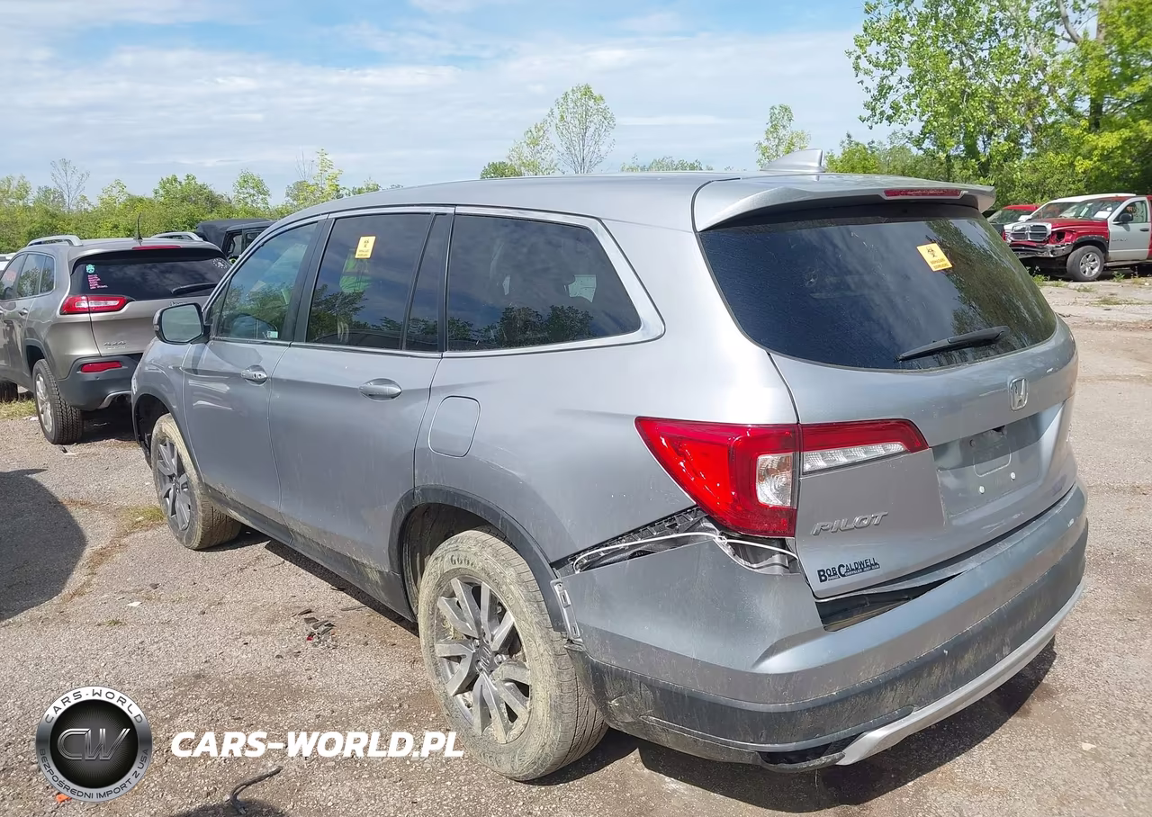 2021 Honda Pilot Awd Ex-L VIN:5FNYF6H5XMB098580 - 3