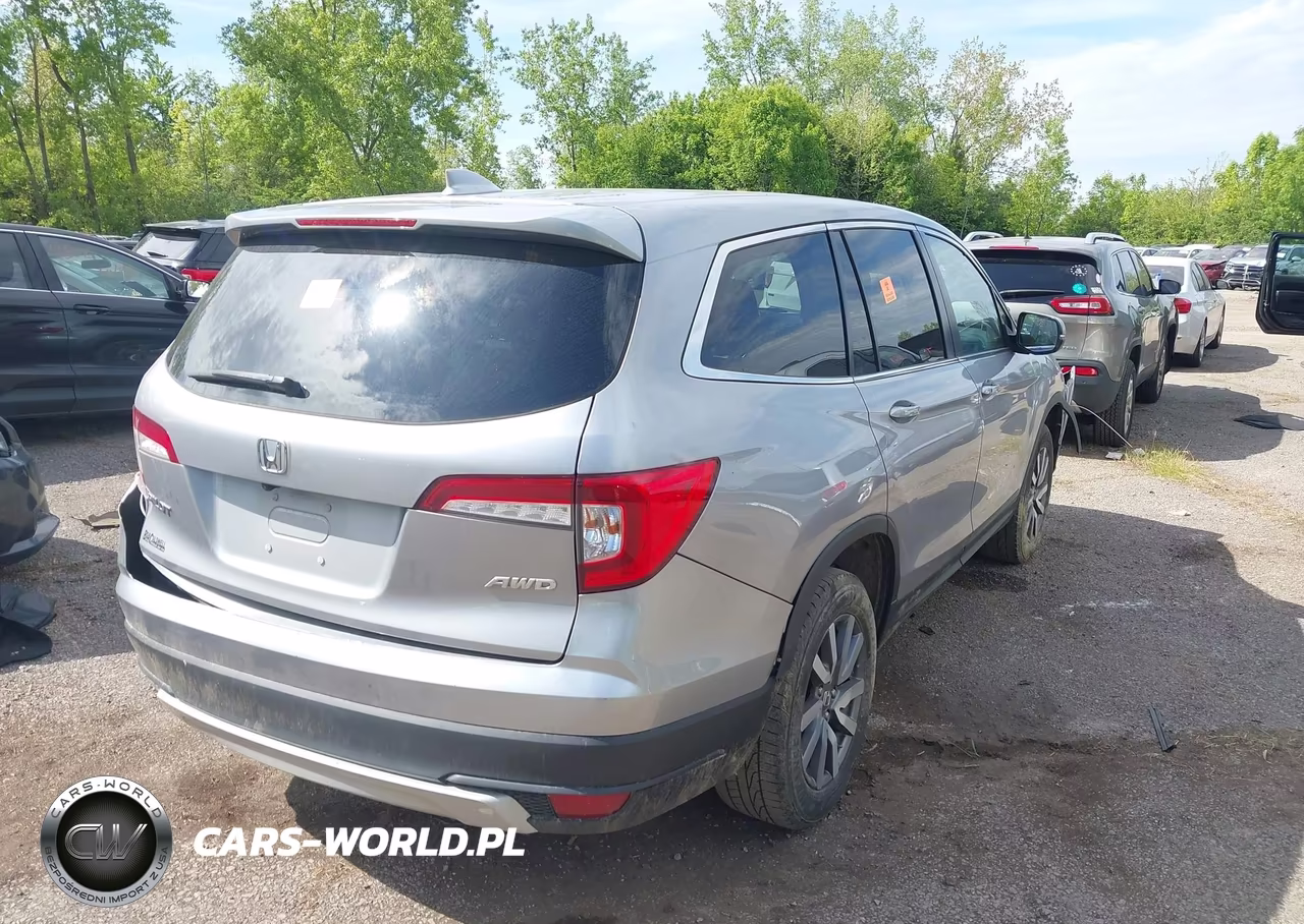 2021 Honda Pilot Awd Ex-L VIN:5FNYF6H5XMB098580 - 4