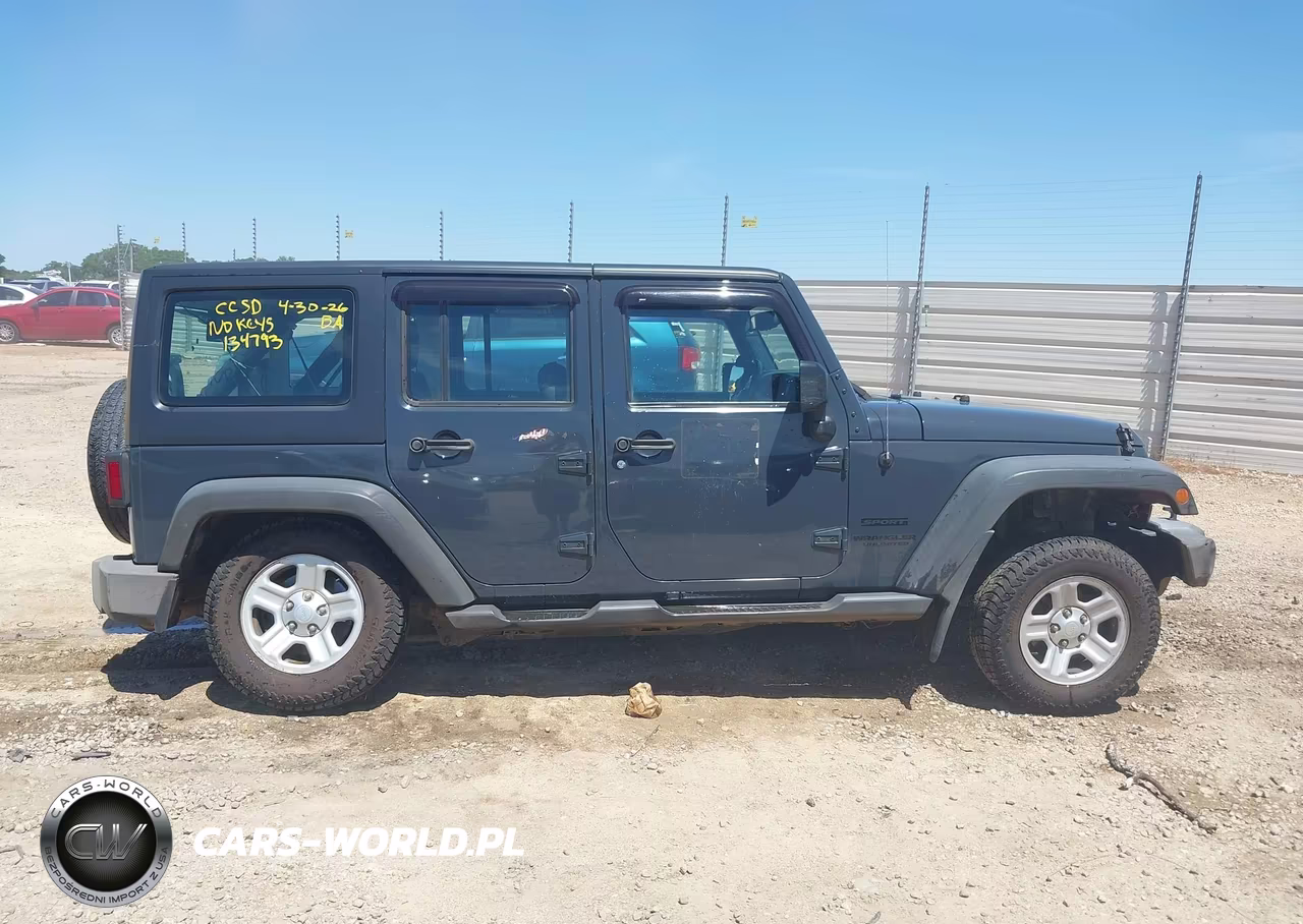 2016 Jeep Wrangler Unlimited Sport Rhd VIN:1C4BJWKG6GL312402 - 14
