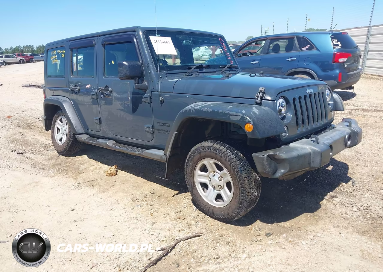 2016 Jeep Wrangler Unlimited Sport Rhd VIN:1C4BJWKG6GL312402 - 2