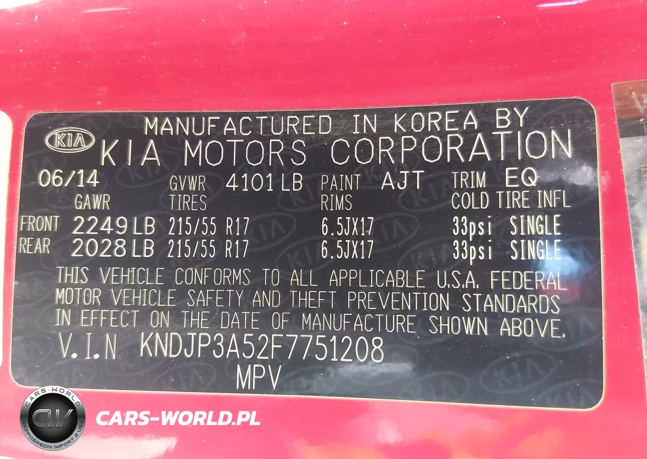 2015 Kia Soul + VIN:KNDJP3A52F7751208 - 9