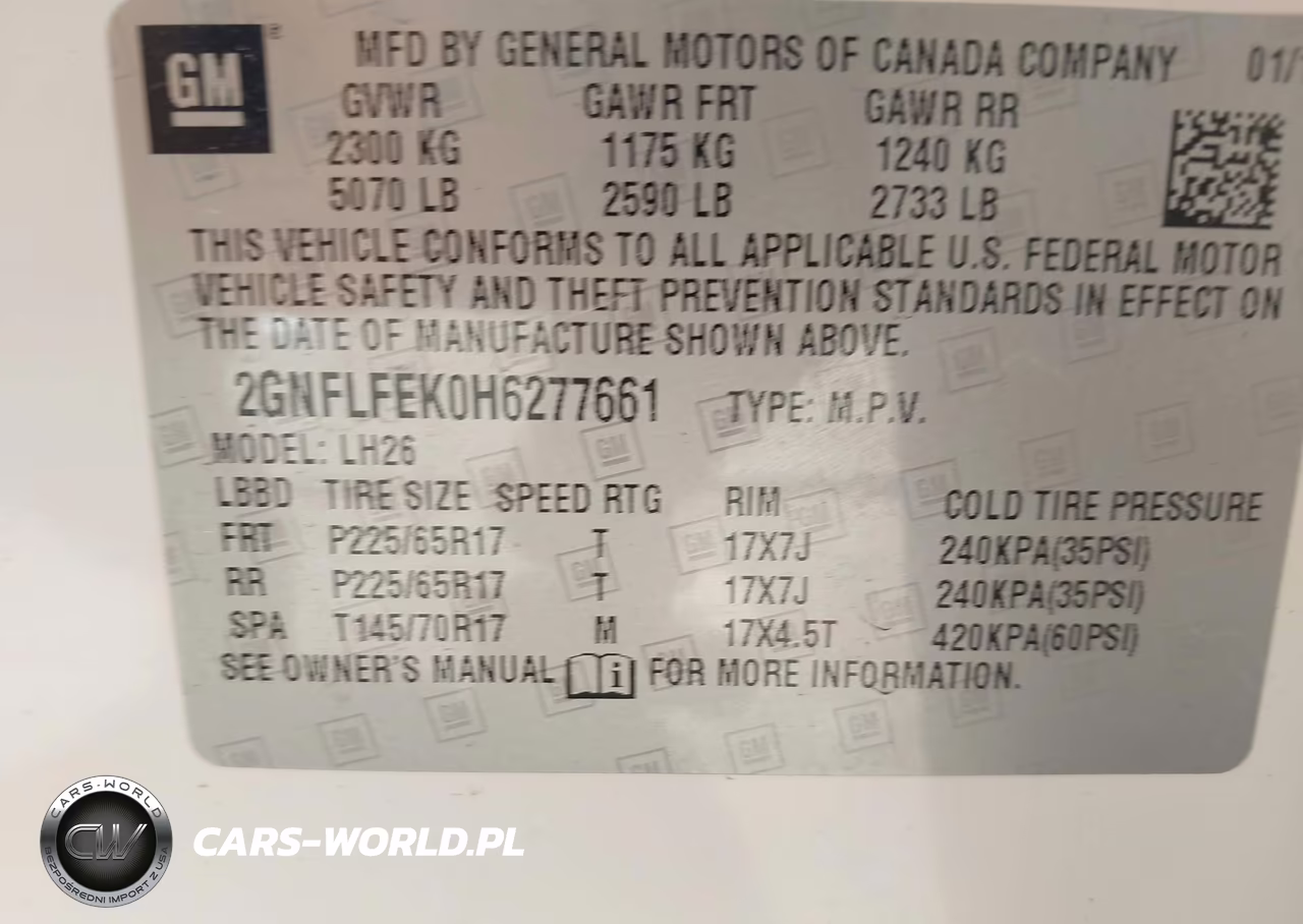 2017 Chevrolet Equinox Lt VIN:2GNFLFEK0H6277661 - 9