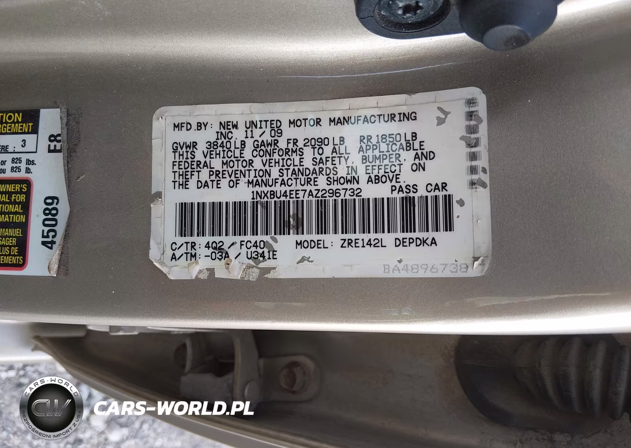 2010 Toyota Corolla Le VIN:1NXBU4EE7AZ296732 - 9