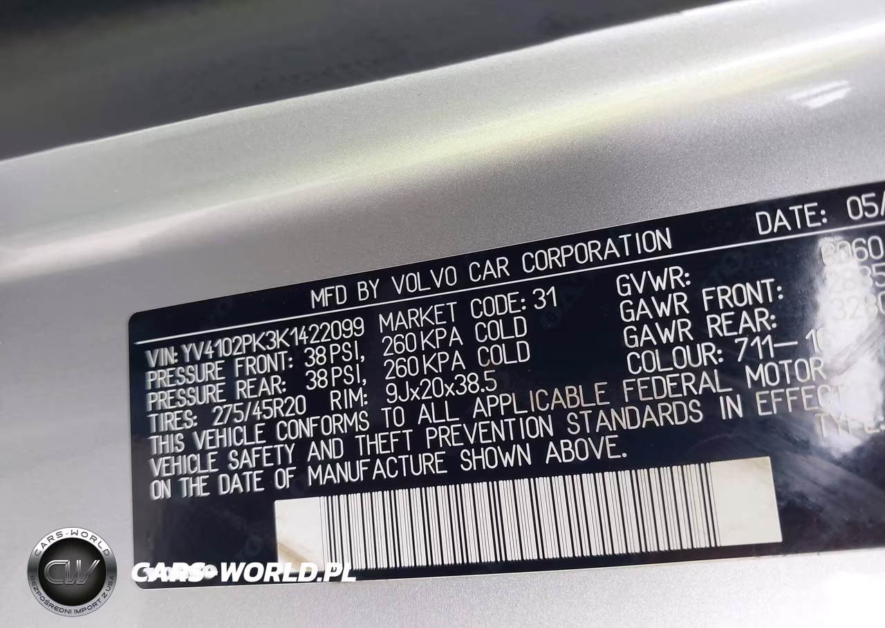 2019 Volvo Xc90 T5 Momentum VIN:YV4102PK3K1422099 - 9