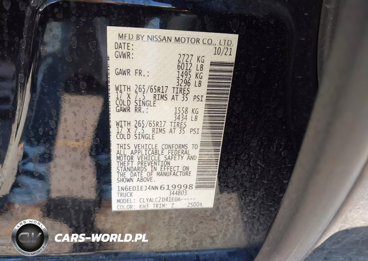 2022 Nissan Frontier Sv 4X2 VIN:1N6ED1EJ4NN619998 - 9