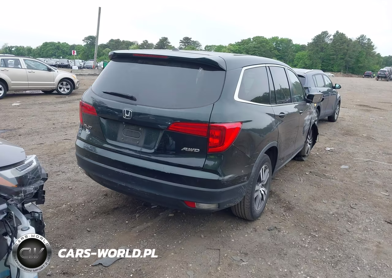 2017 Honda Pilot Ex-L VIN:5FNYF6H55HB054069 - 4