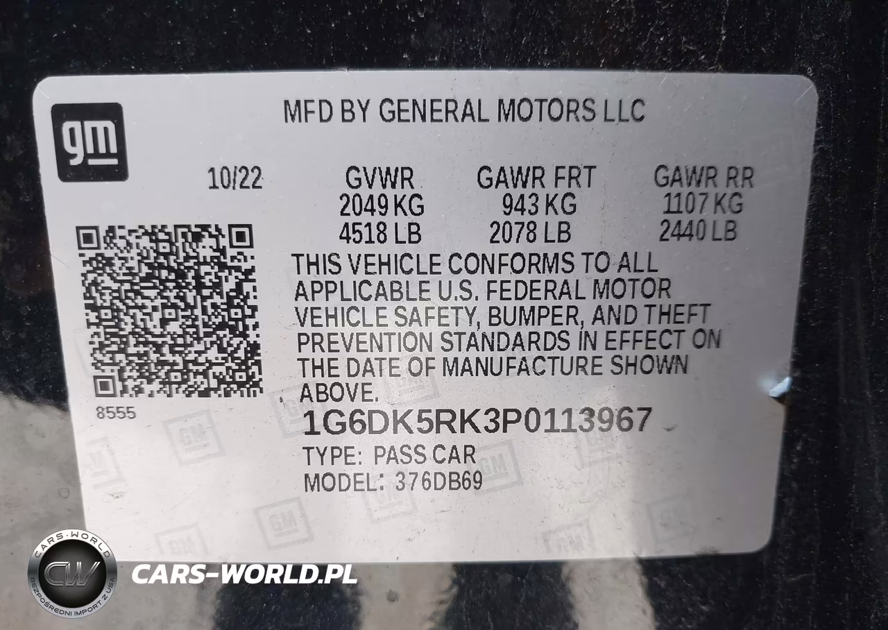 2023 Cadillac Ct4 Luxury VIN:1G6DK5RK3P0113967 - 9