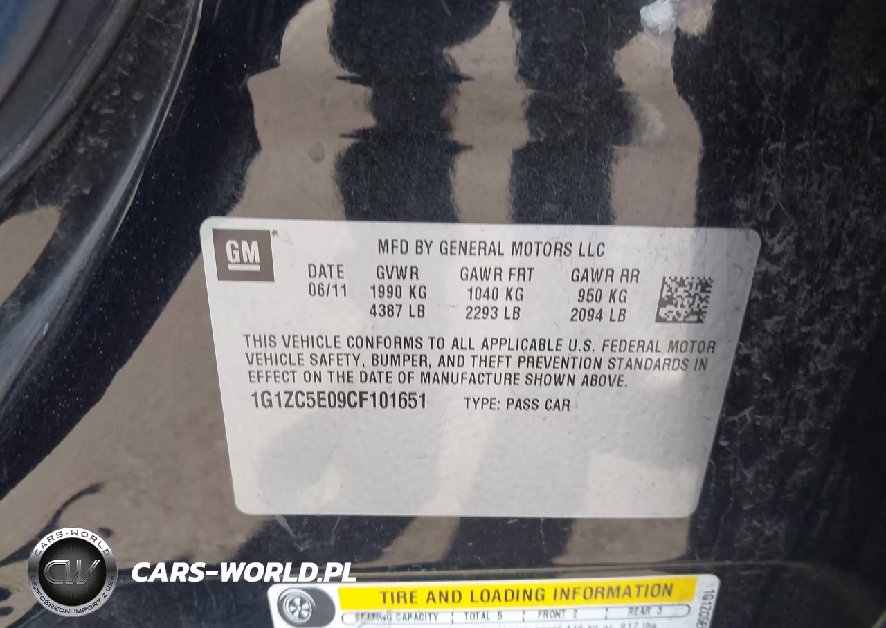 2012 Chevrolet Malibu 1Lt VIN:1G1ZC5E09CF101651 - 9