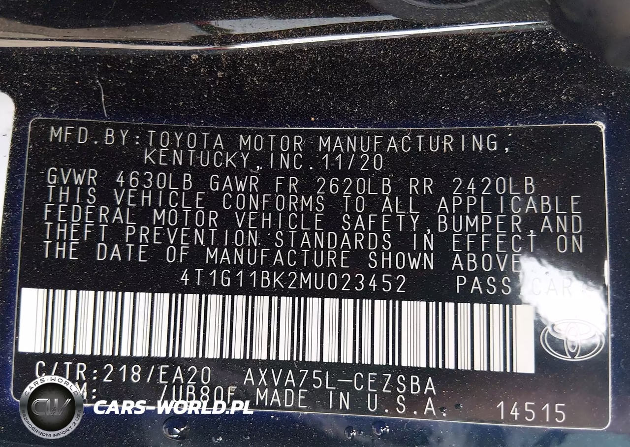 2021 Toyota Camry Se Awd VIN:4T1G11BK2MU023452 - 9