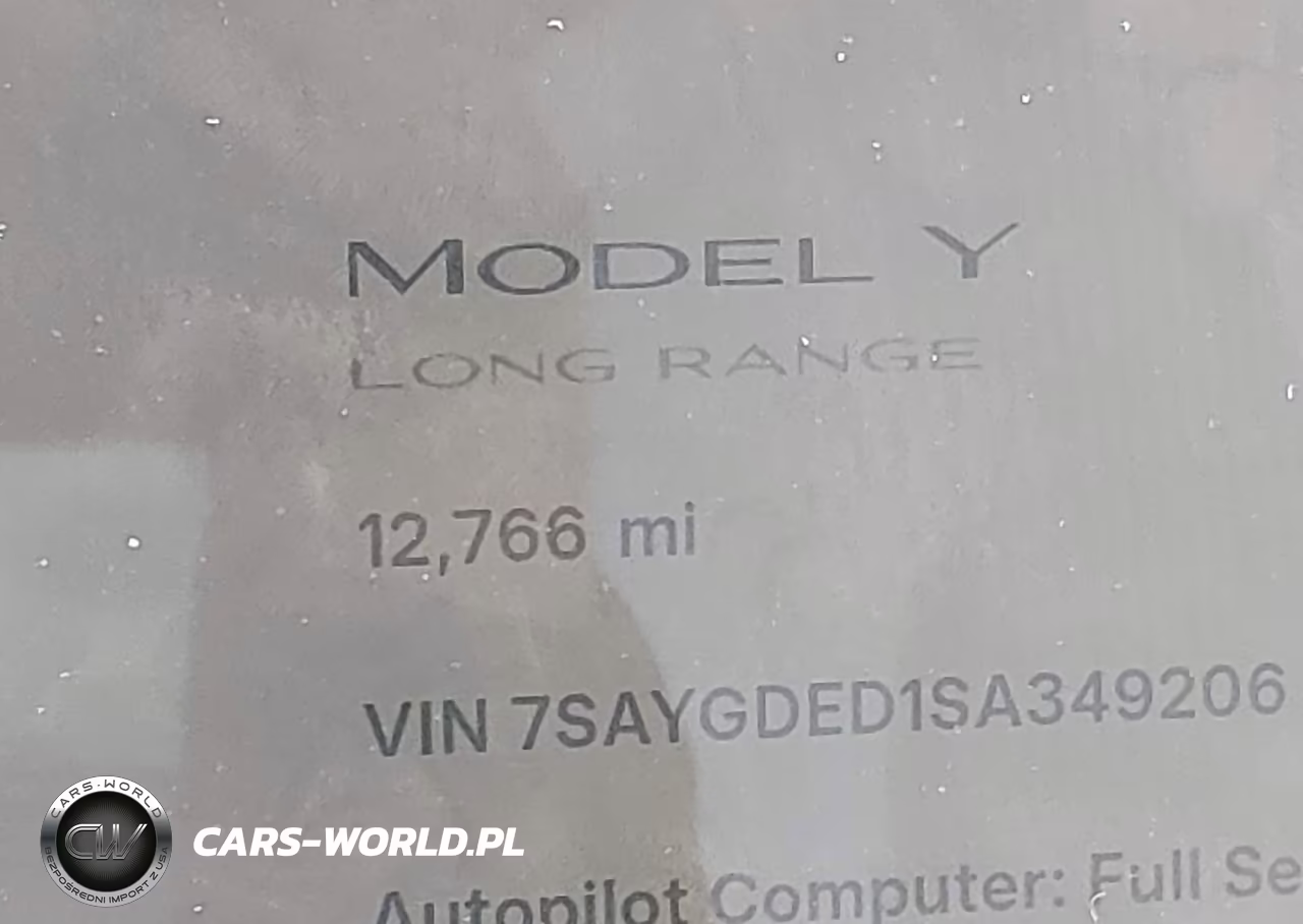 2025 Tesla Model Y Long Range Dual Motor Rear-Wheel Drive VIN:7SAYGDED1SA349206 - 14