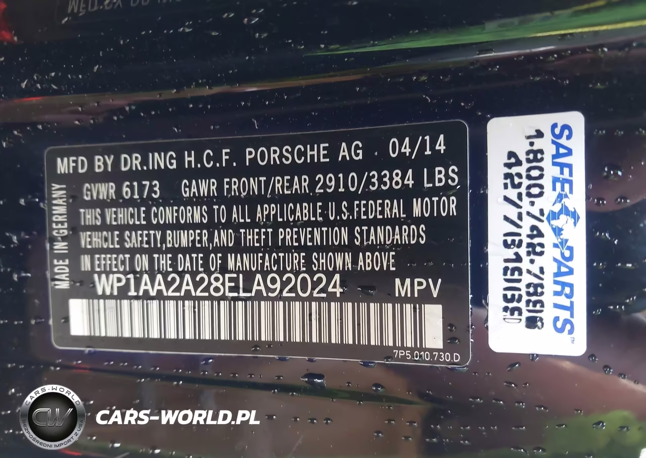 2014 Porsche Cayenne Platinum Edition VIN:WP1AA2A28ELA92024 - 9