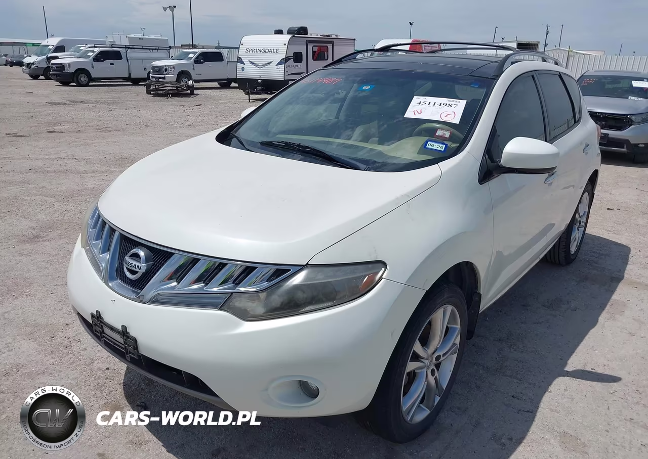 2009 Nissan Murano Le VIN:JN8AZ18W99W210457 - 2