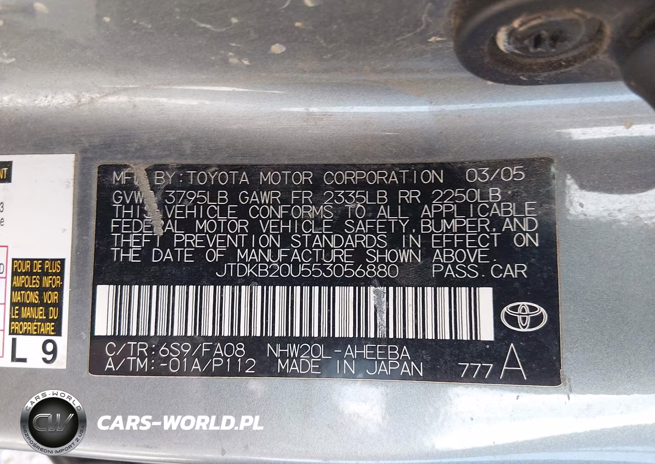 2005 Toyota Prius VIN:JTDKB20U553056880 - 9