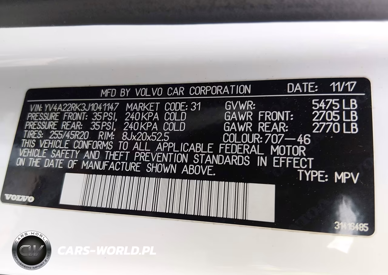 2018 Volvo Xc60 T6 Momentum VIN:YV4A22RK3J1041147 - 9