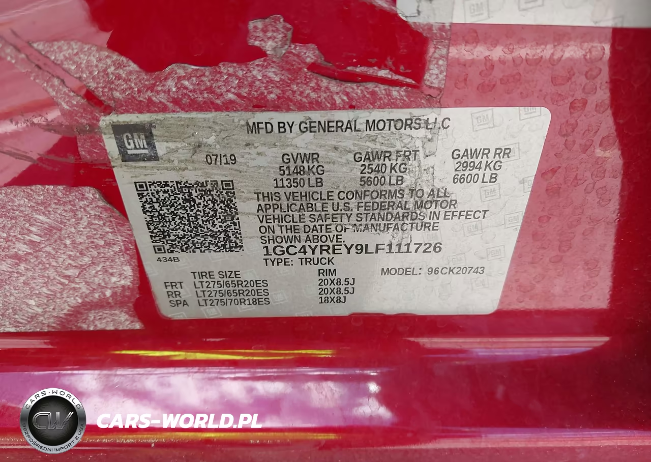2020 Chevrolet Silverado 2500Hd High Country VIN:1GC4YREY9LF111726 - 9