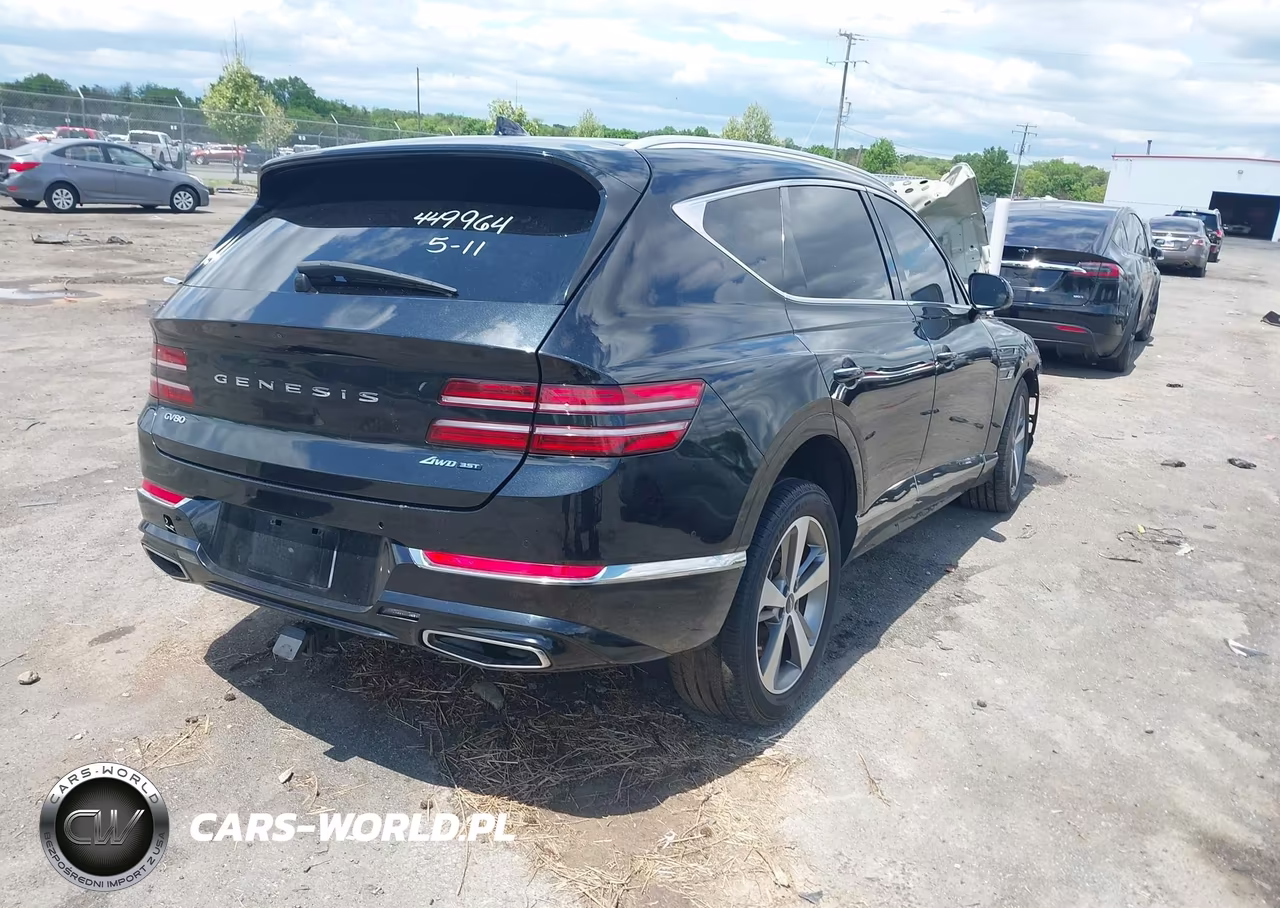 2021 Genesis Gv80 3.5T Awd Advanced VIN:KMUHCESC2MU070528 - 4