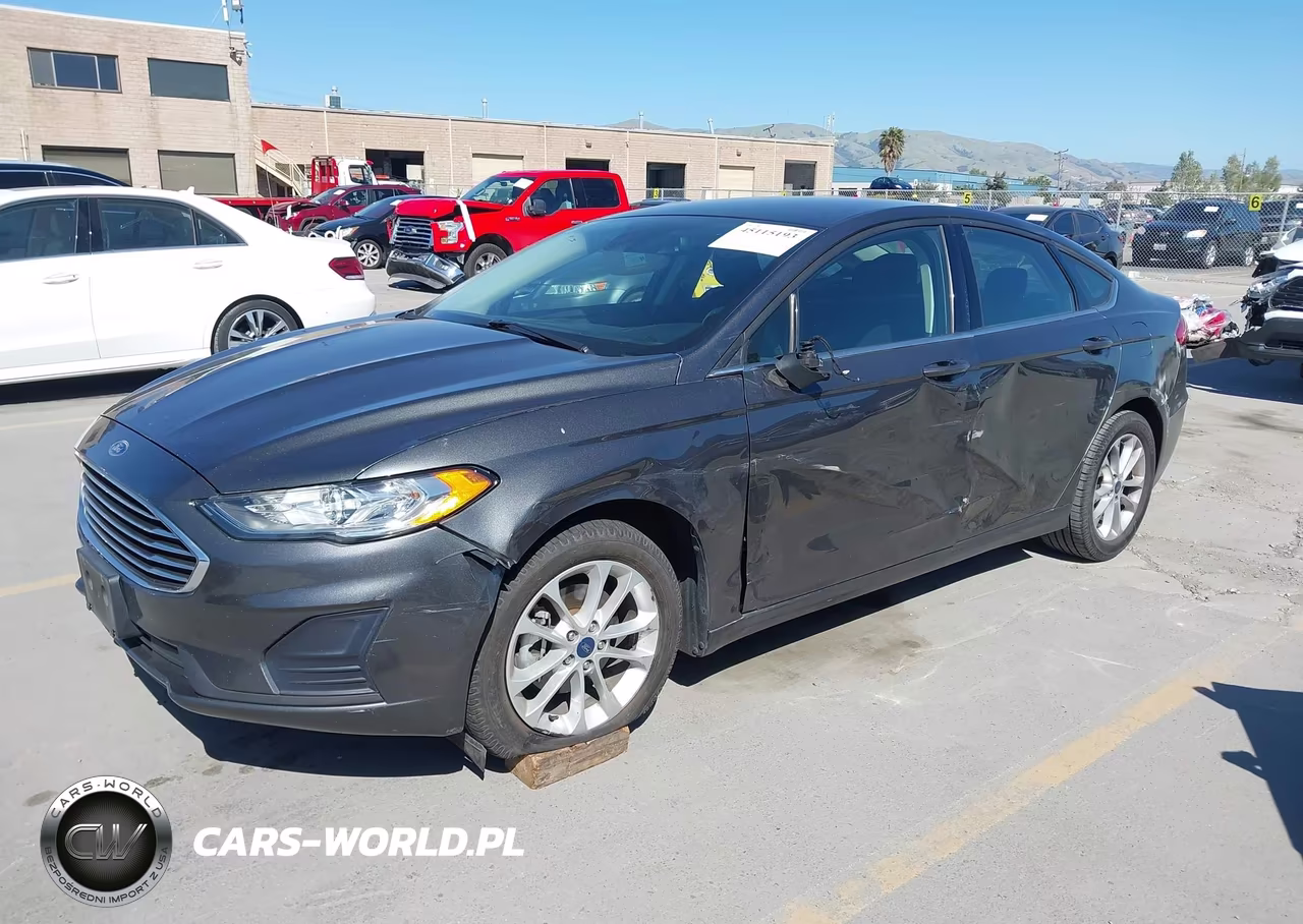 2019 Ford Fusion Se VIN:3FA6P0HD8KR284743 - 2
