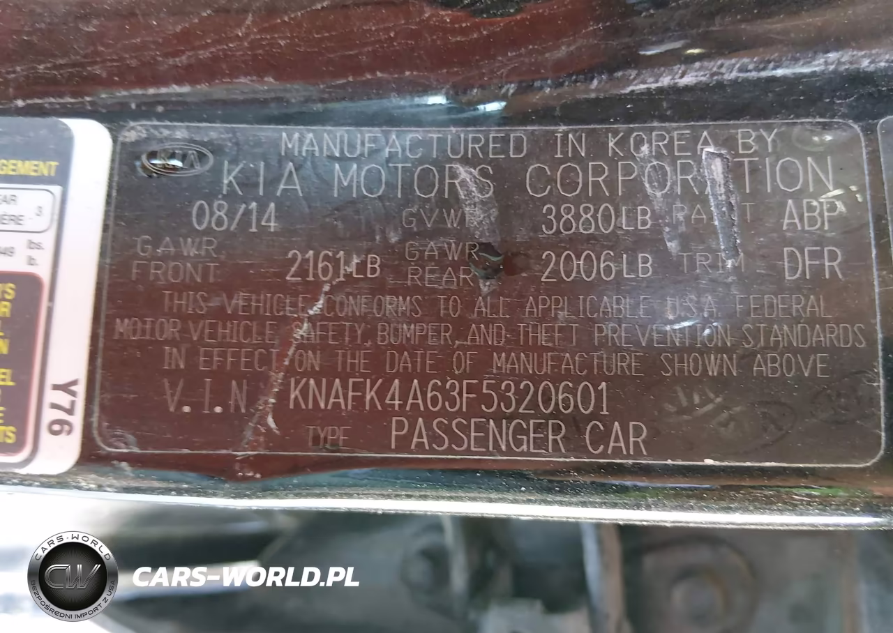 2015 Kia Forte Lx VIN:KNAFK4A63F5320601 - 9
