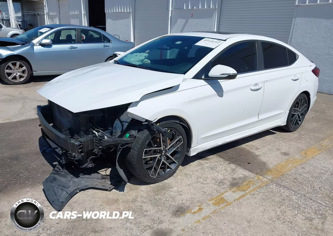 2019 Hyundai Elantra Sport VIN:KMHD04LB1KU832394 - 2