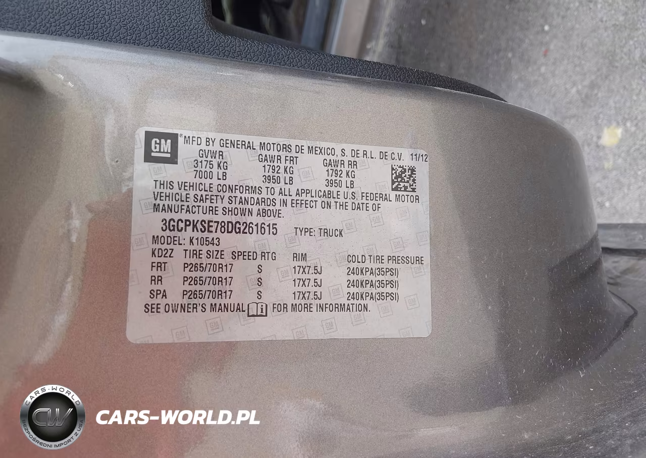 2013 Chevrolet Silverado 1500 Lt VIN:3GCPKSE78DG261615 - 9