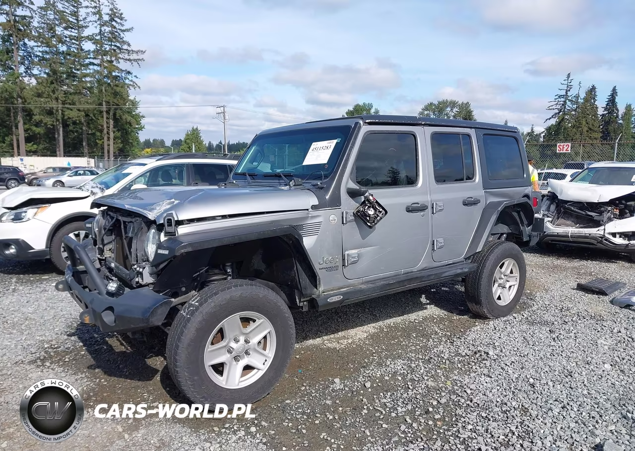 2018 Jeep Wrangler Unlimited Sport S 4X4 VIN:1C4HJXDG3JW129056 - 2