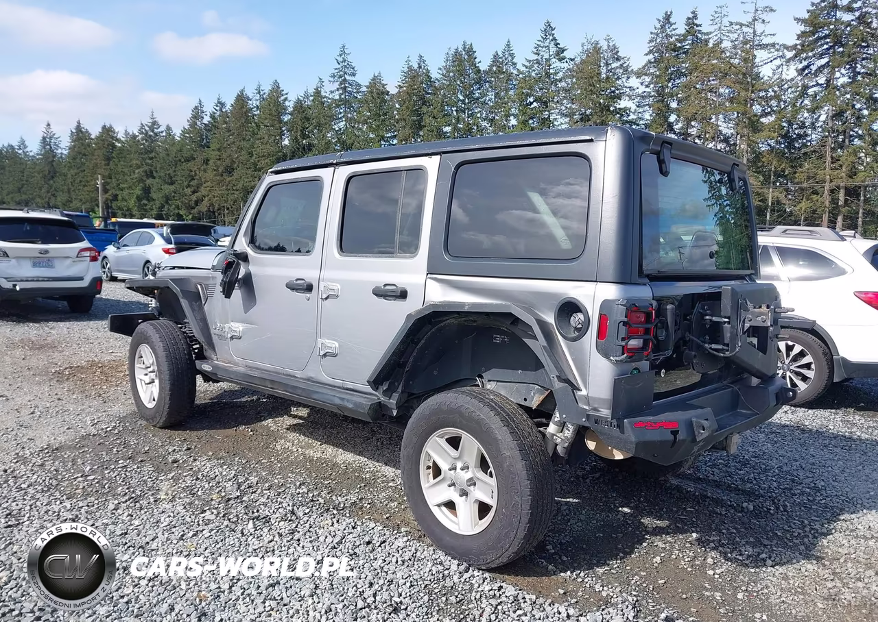 2018 Jeep Wrangler Unlimited Sport S 4X4 VIN:1C4HJXDG3JW129056 - 3