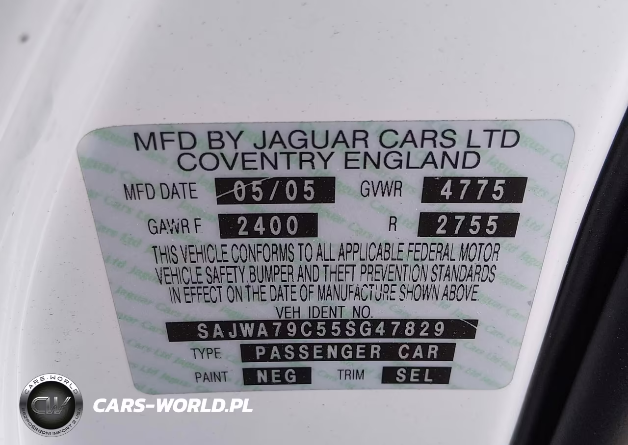 2005 Jaguar Xj Xj8 L VIN:SAJWA79C55SG47829 - 9