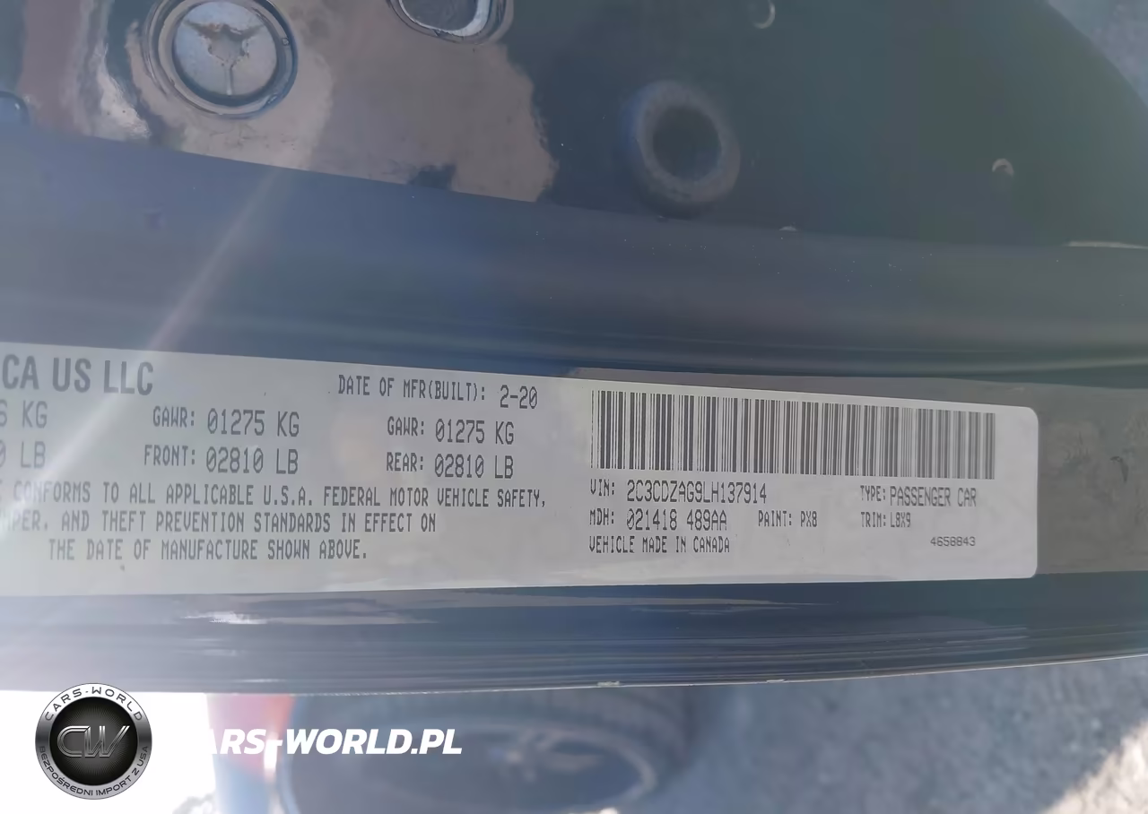 2020 Dodge Challenger Sxt VIN:2C3CDZAG9LH137914 - 9