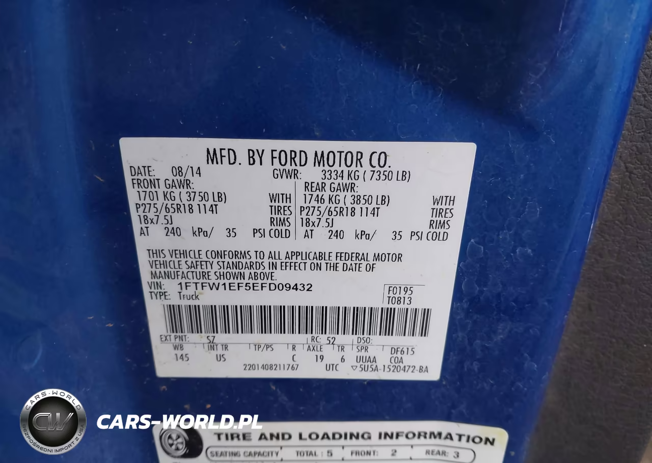 2014 Ford F-150 Stx VIN:1FTFW1EF5EFD09432 - 9