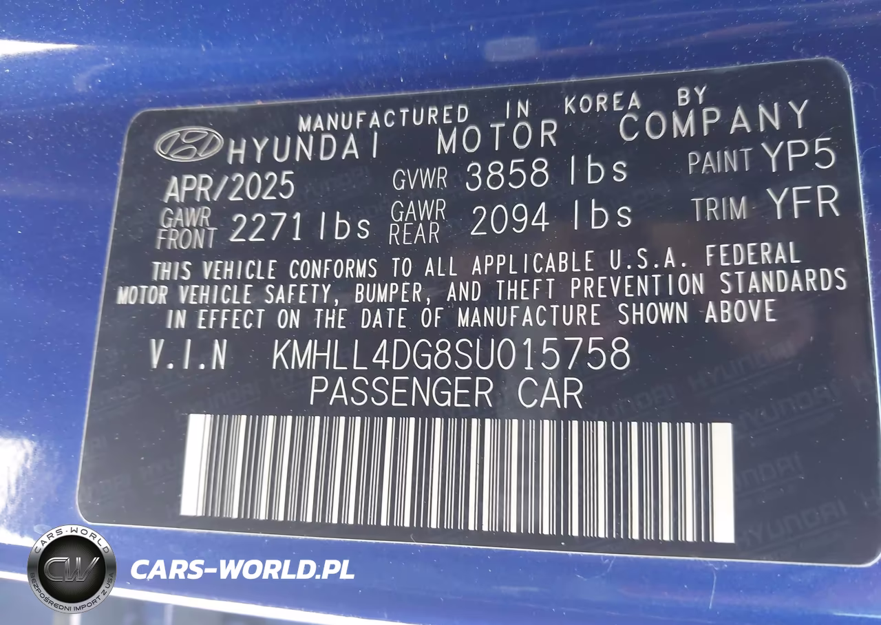 2025 Hyundai Elantra Se VIN:KMHLL4DG8SU015758 - 9