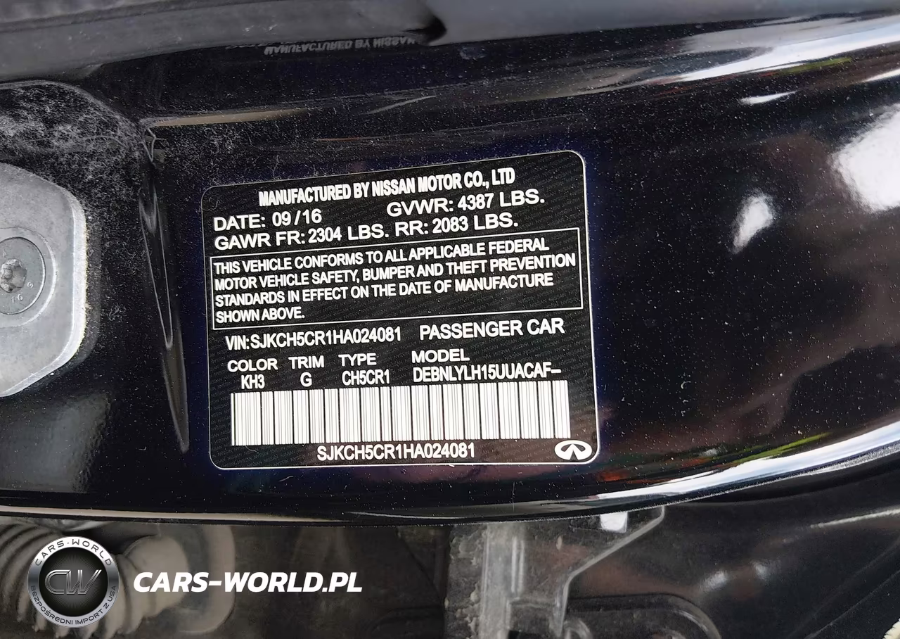 2017 Infiniti Qx30 Premium VIN:SJKCH5CR1HA024081 - 9