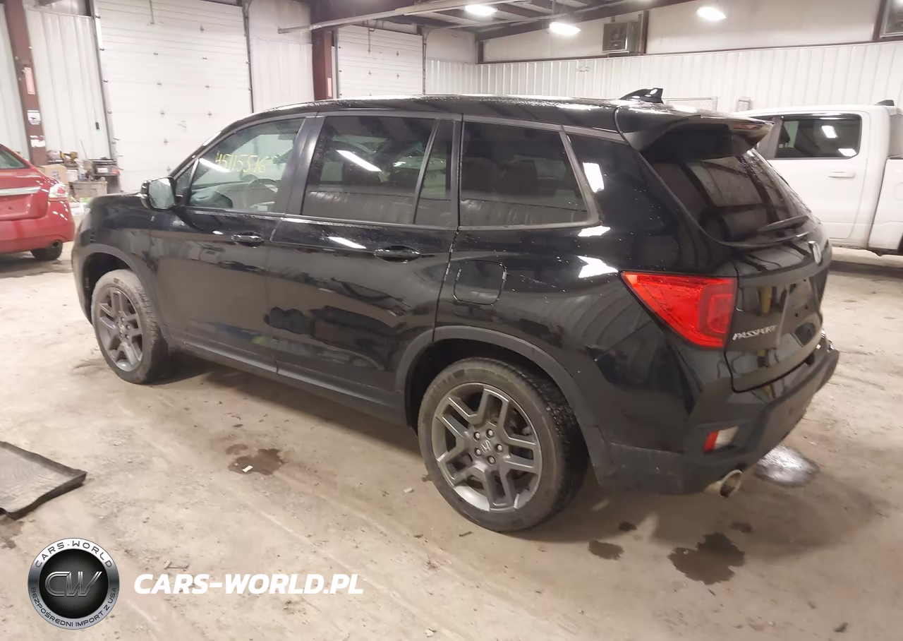 2022 Honda Passport Awd Ex-L VIN:5FNYF8H59NB026556 - 3