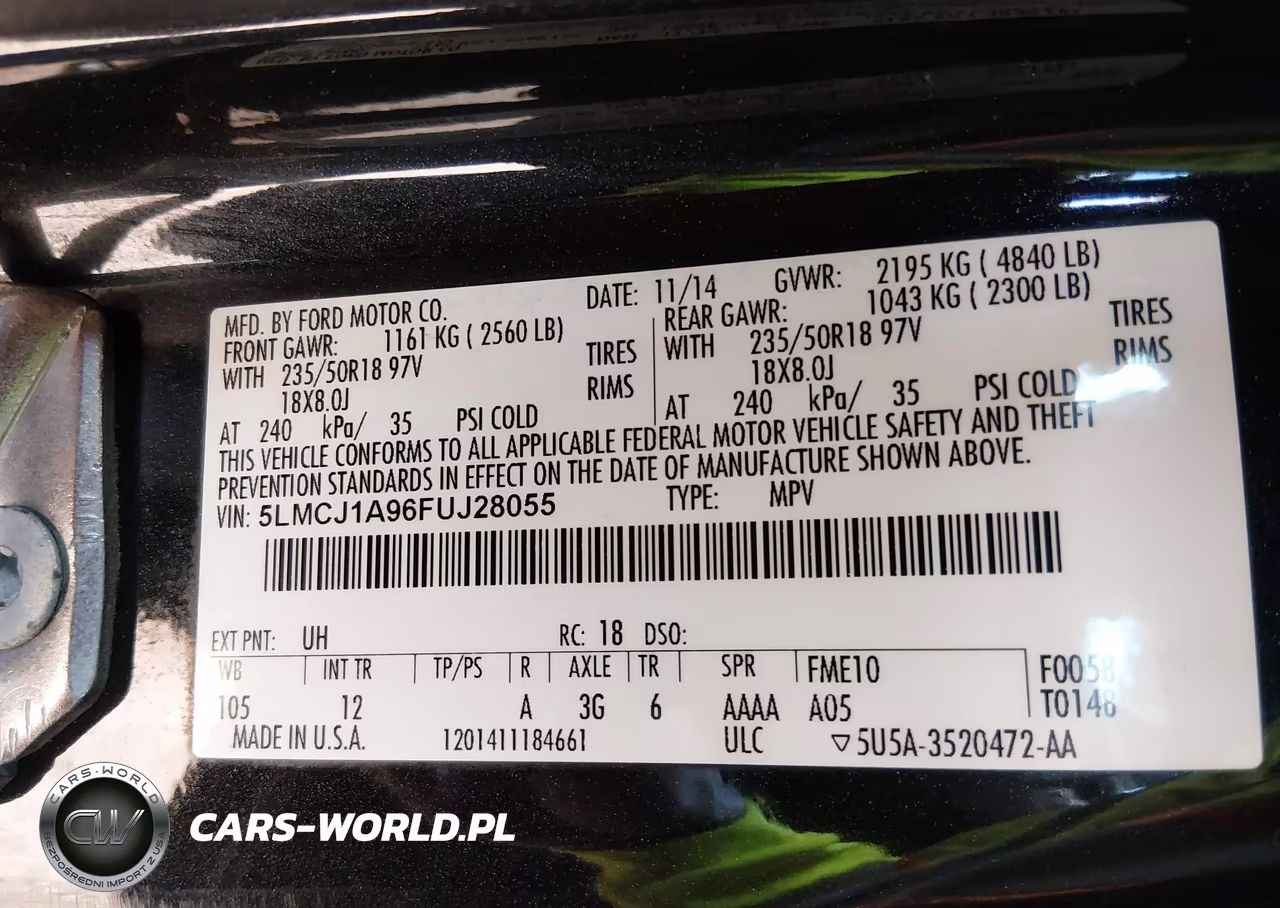 2015 Lincoln Mkc VIN:5LMCJ1A96FUJ28055 - 9