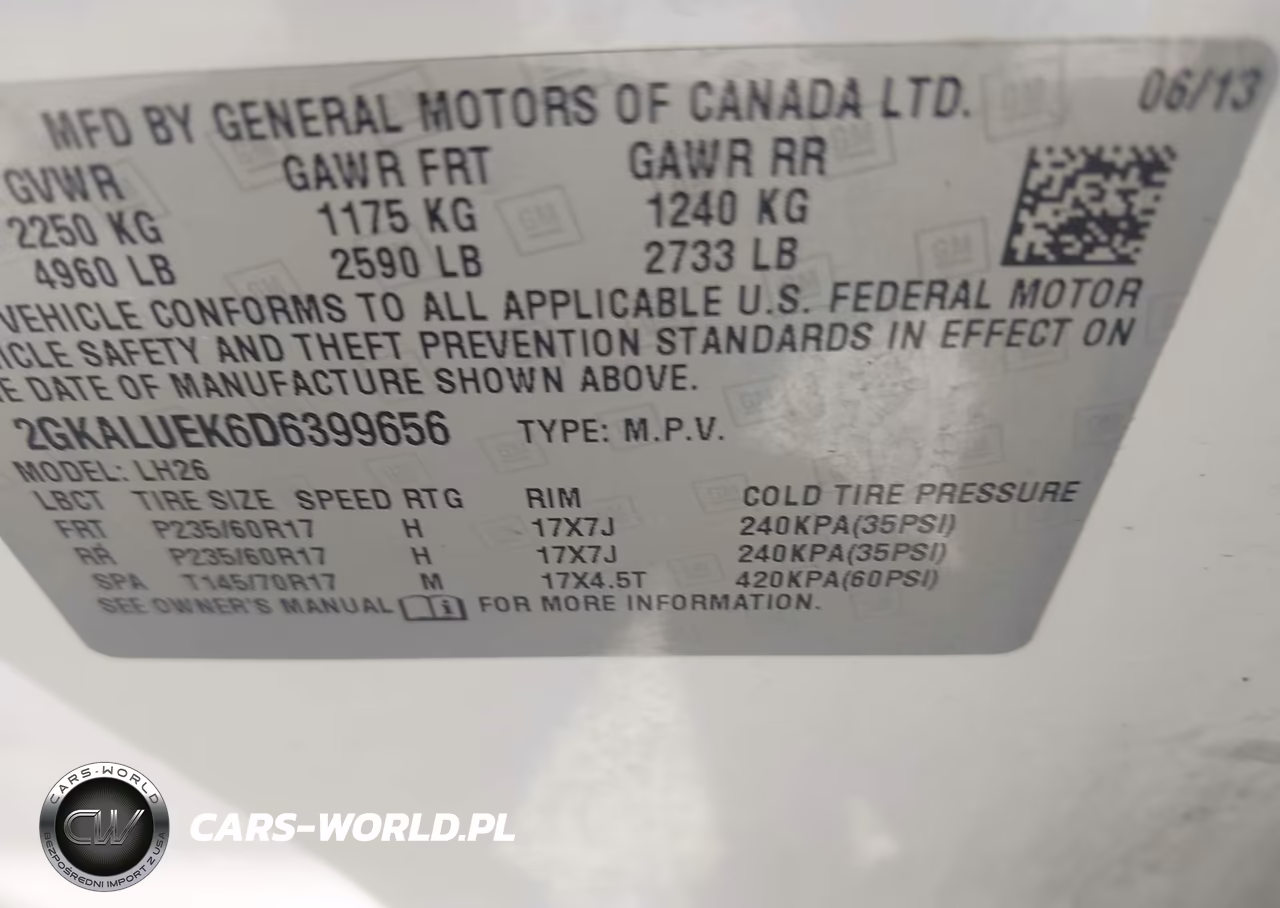 2013 GMC Terrain Slt-1 VIN:2GKALUEK6D6399656 - 9
