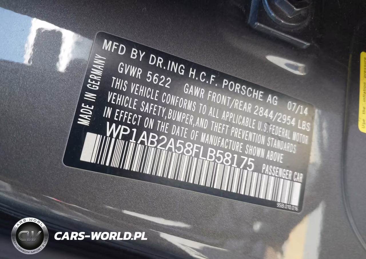 2015 Porsche Macan S VIN:WP1AB2A58FLB58175 - 9