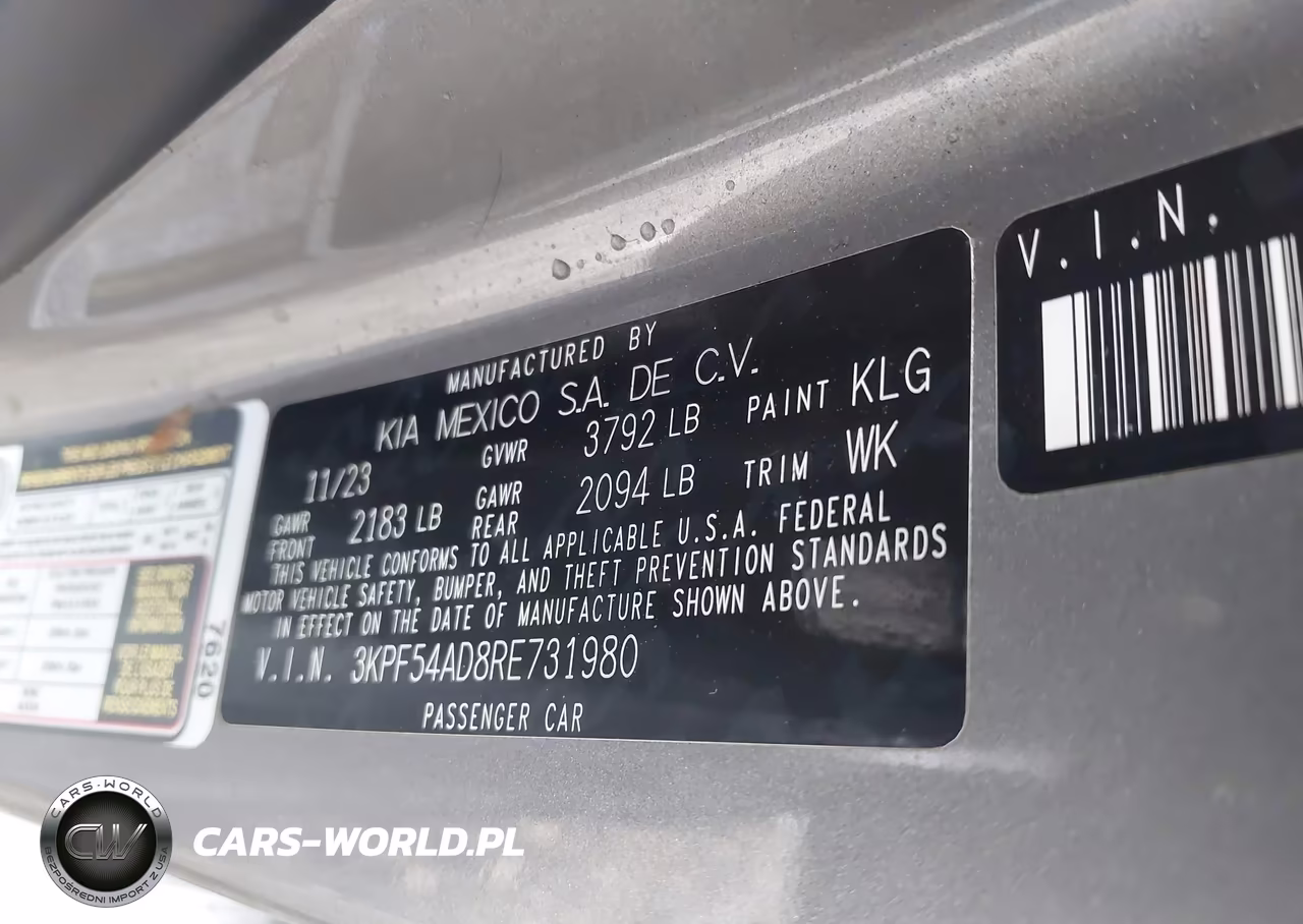 2024 Kia Forte Gt-Line VIN:3KPF54AD8RE731980 - 9