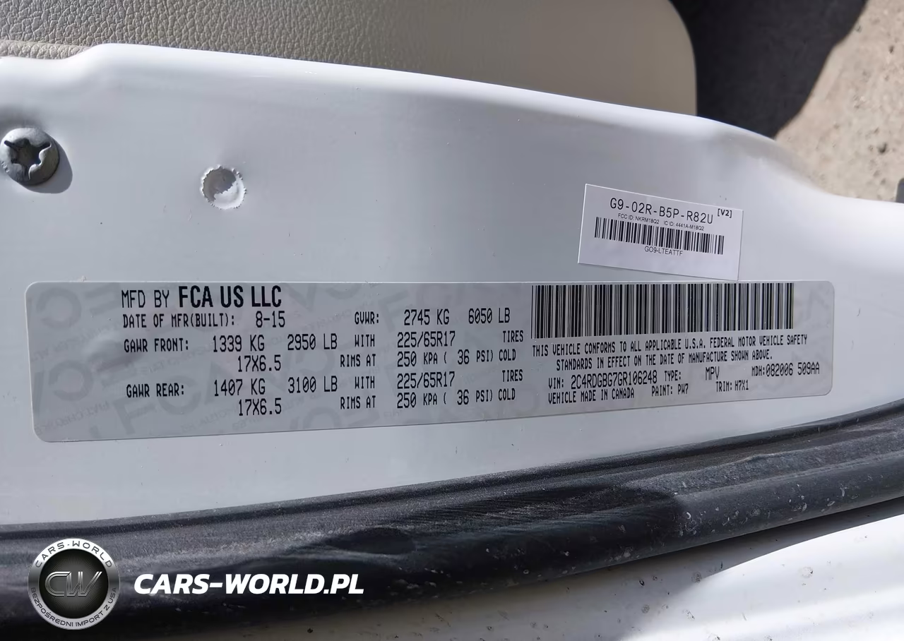 2016 Dodge Grand Caravan Se VIN:2C4RDGBG7GR106248 - 9