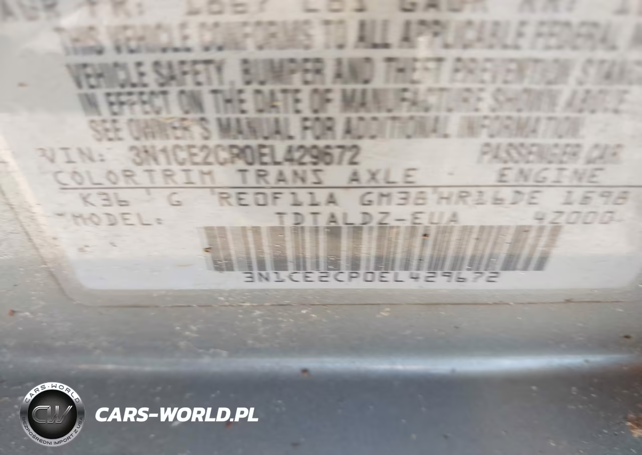2014 Nissan Versa Note Sv VIN:3N1CE2CP0EL429672 - 9