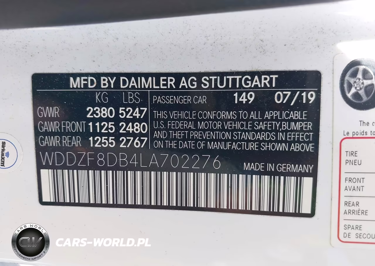 2020 Mercedes-Benz E 350 VIN:WDDZF8DB4LA702276 - 9