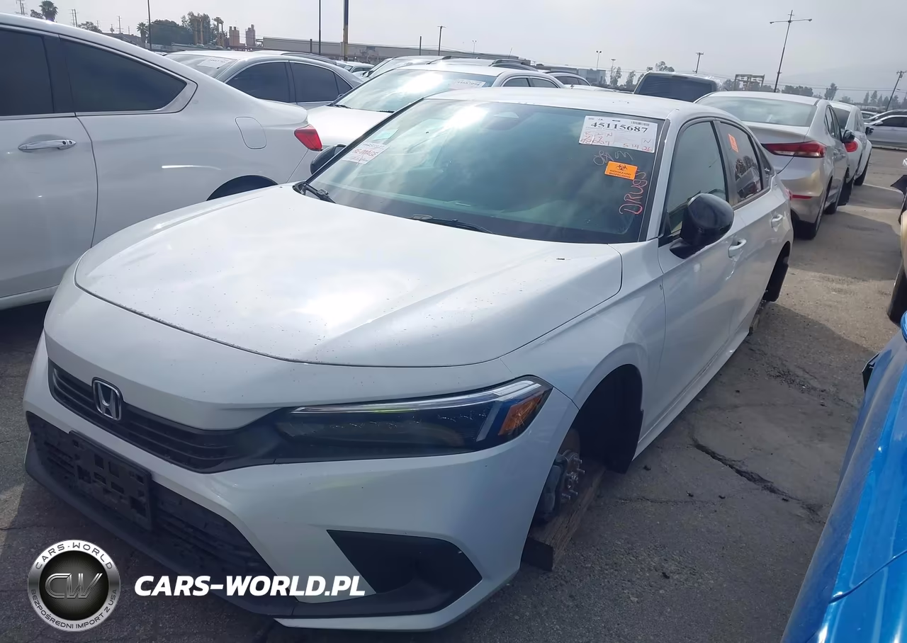 2022 Honda Civic Sport VIN:2HGFE2F51NH588117 - 2