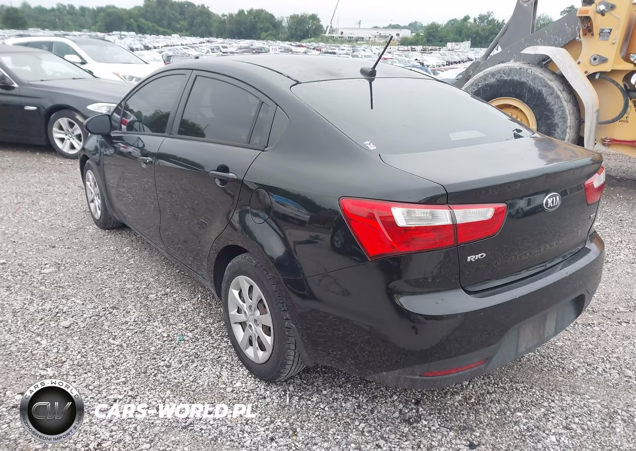 2014 Kia Rio Lx VIN:KNADM4A38E6396430 - 3