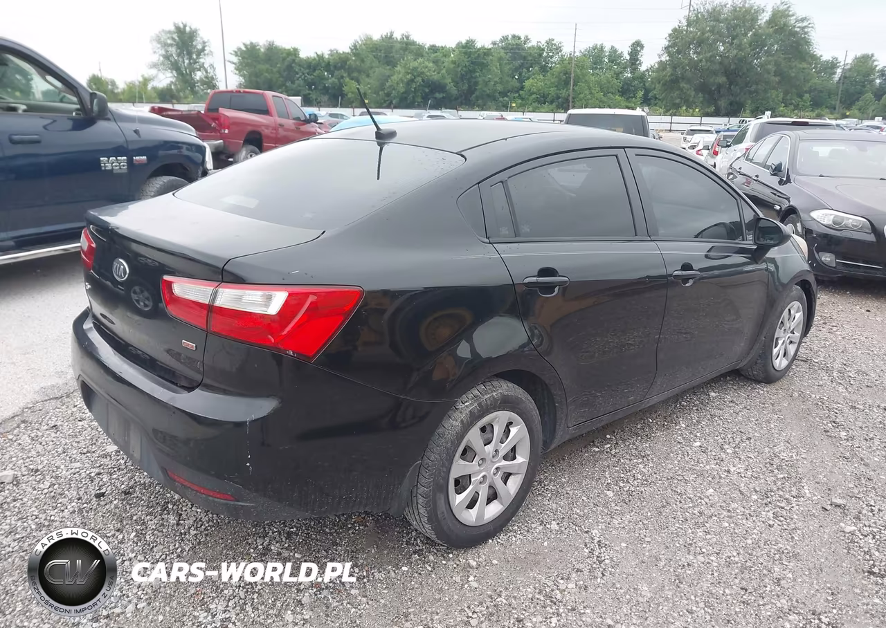2014 Kia Rio Lx VIN:KNADM4A38E6396430 - 4