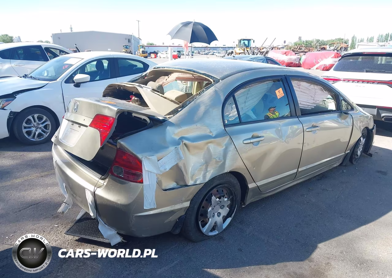 2008 Honda Civic Lx VIN:1HGFA165X8L112090 - 4