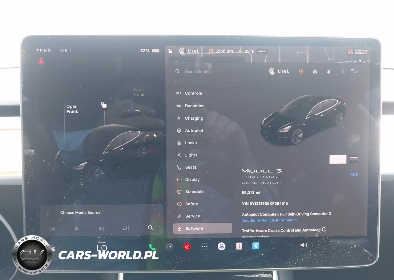 2019 Tesla Model 3 Long Range-Performance VIN:5YJ3E1EB6KF384515 - 7