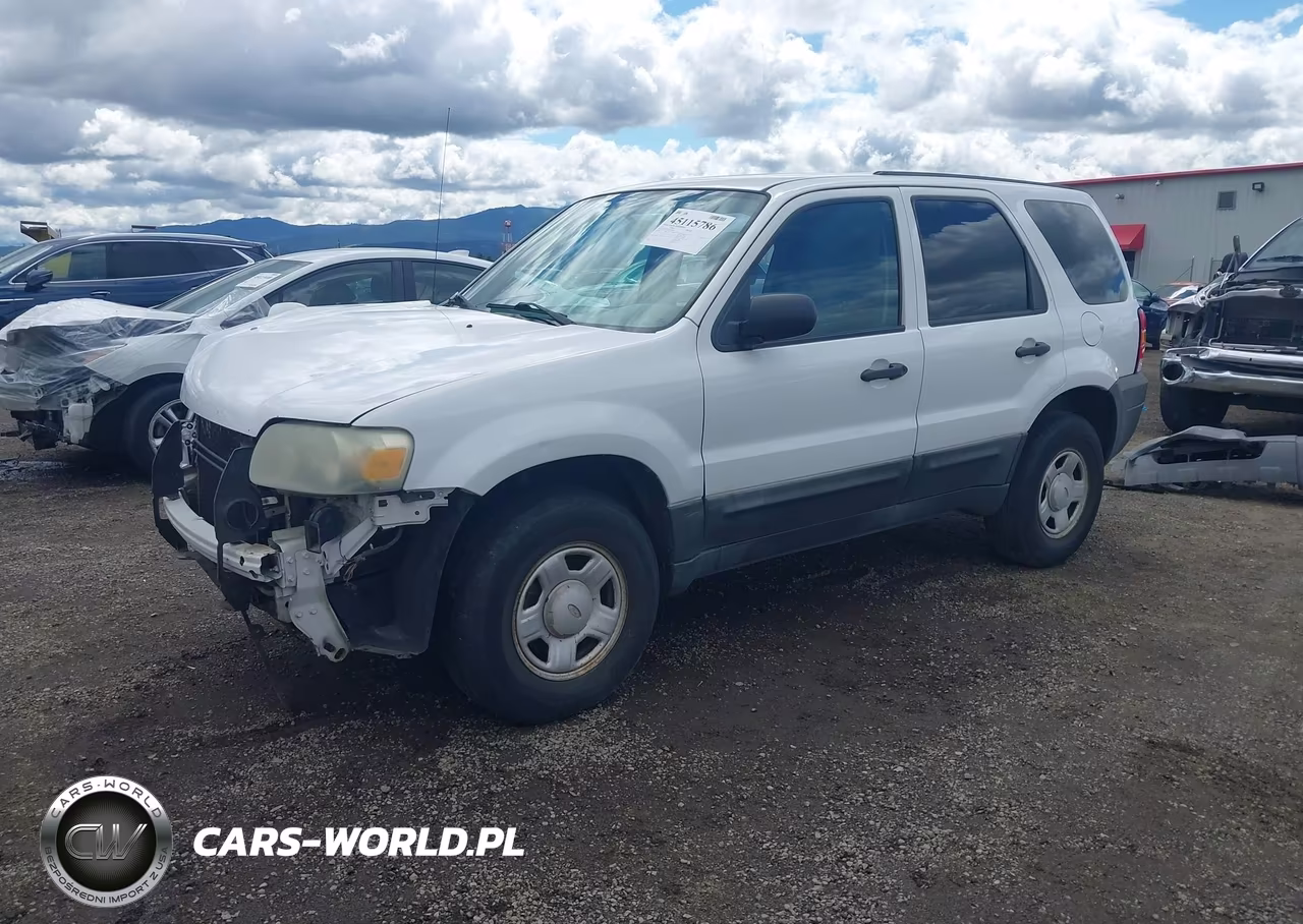 2007 Ford Escape Xls-Xls Manual VIN:1FMYU92Z37KA11236 - 2