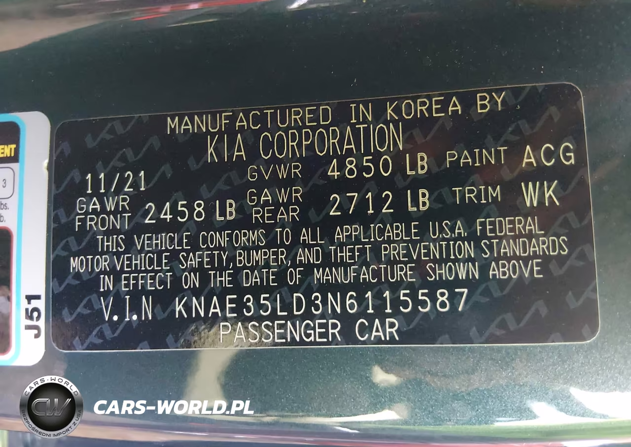 2022 Kia Stinger Gt-Line VIN:KNAE35LD3N6115587 - 9