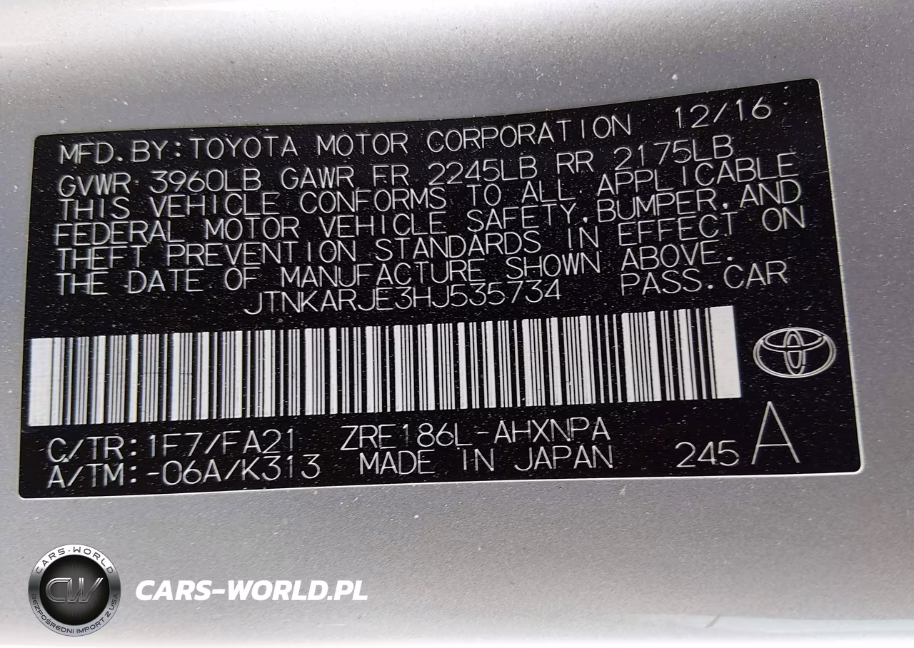 2017 Toyota Corolla Im VIN:JTNKARJE3HJ535734 - 9