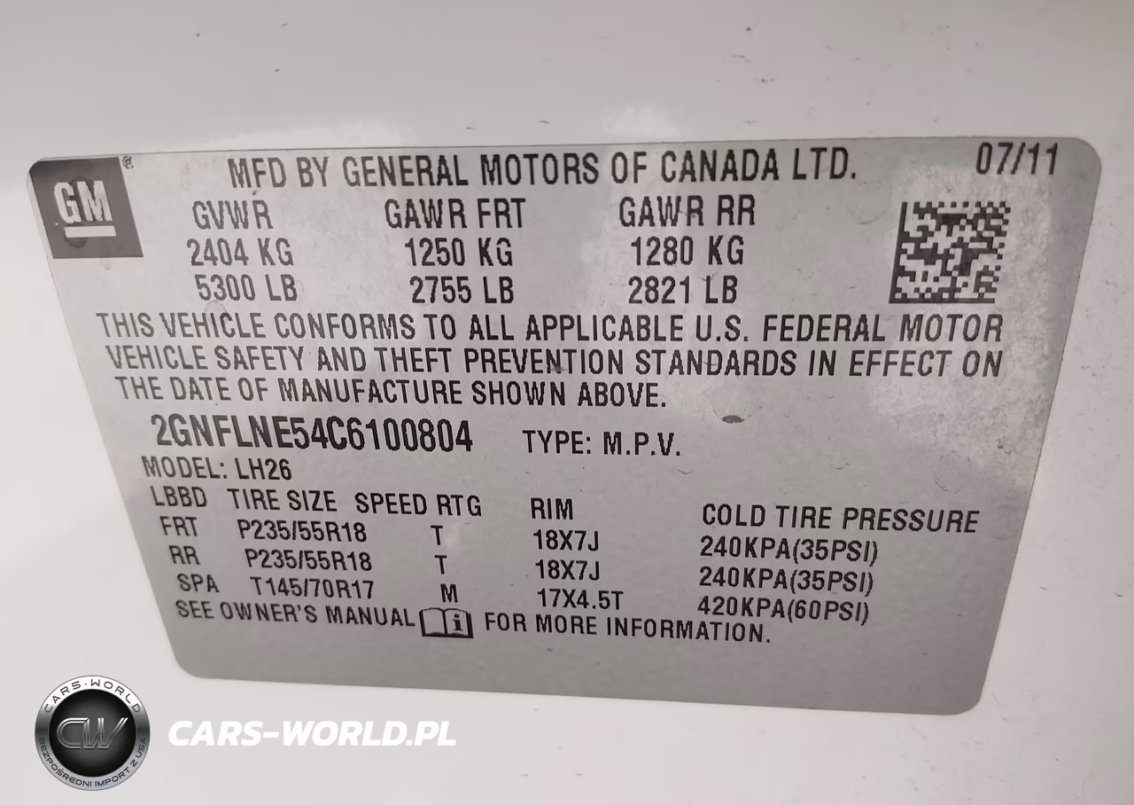 2012 Chevrolet Equinox 2Lt VIN:2GNFLNE54C6100804 - 9